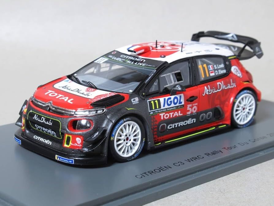 Amazon.co.jp: 1/43 シトロエン C3 WRC #11 S.ローブ ツールド